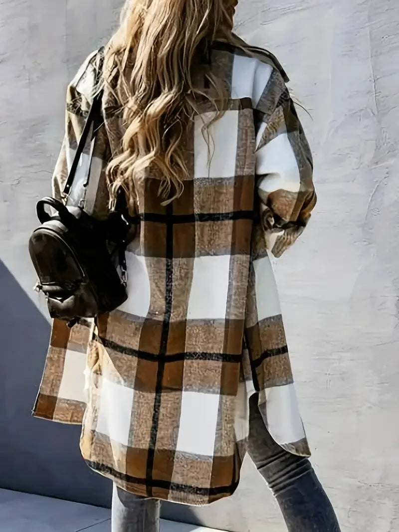 Veste Femme à Carreaux