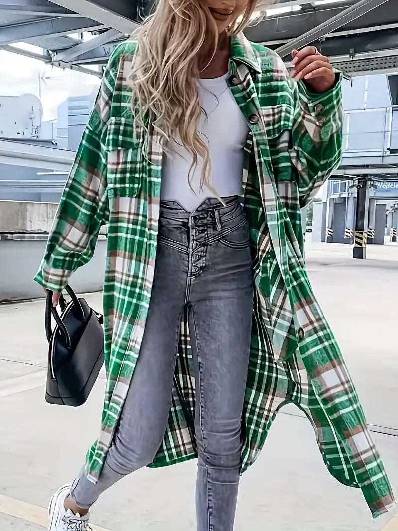 Veste Femme à Carreaux