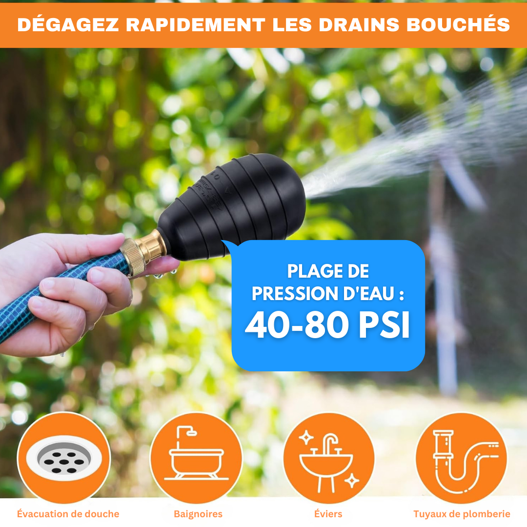 Drain King™ – Déboucheur Canalisation écologique Haute Pression