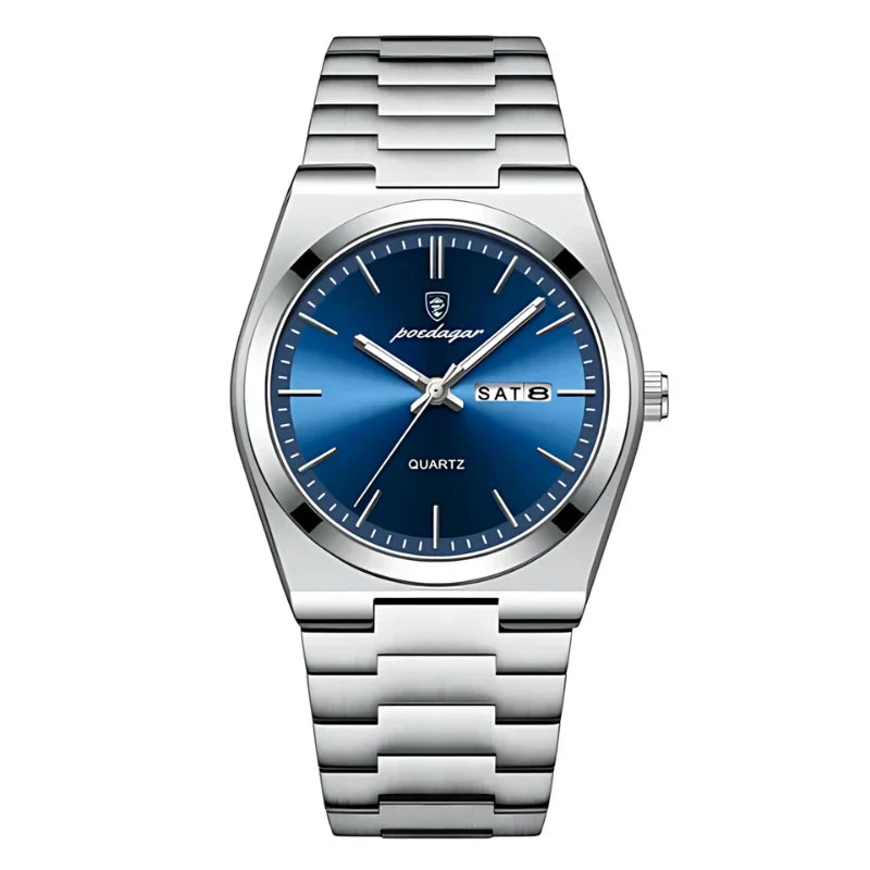 Montre Homme Poedagar + portefeuille cadeau