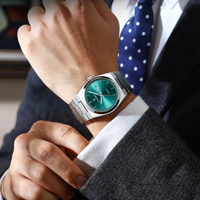 Montre Homme Poedagar + portefeuille cadeau
