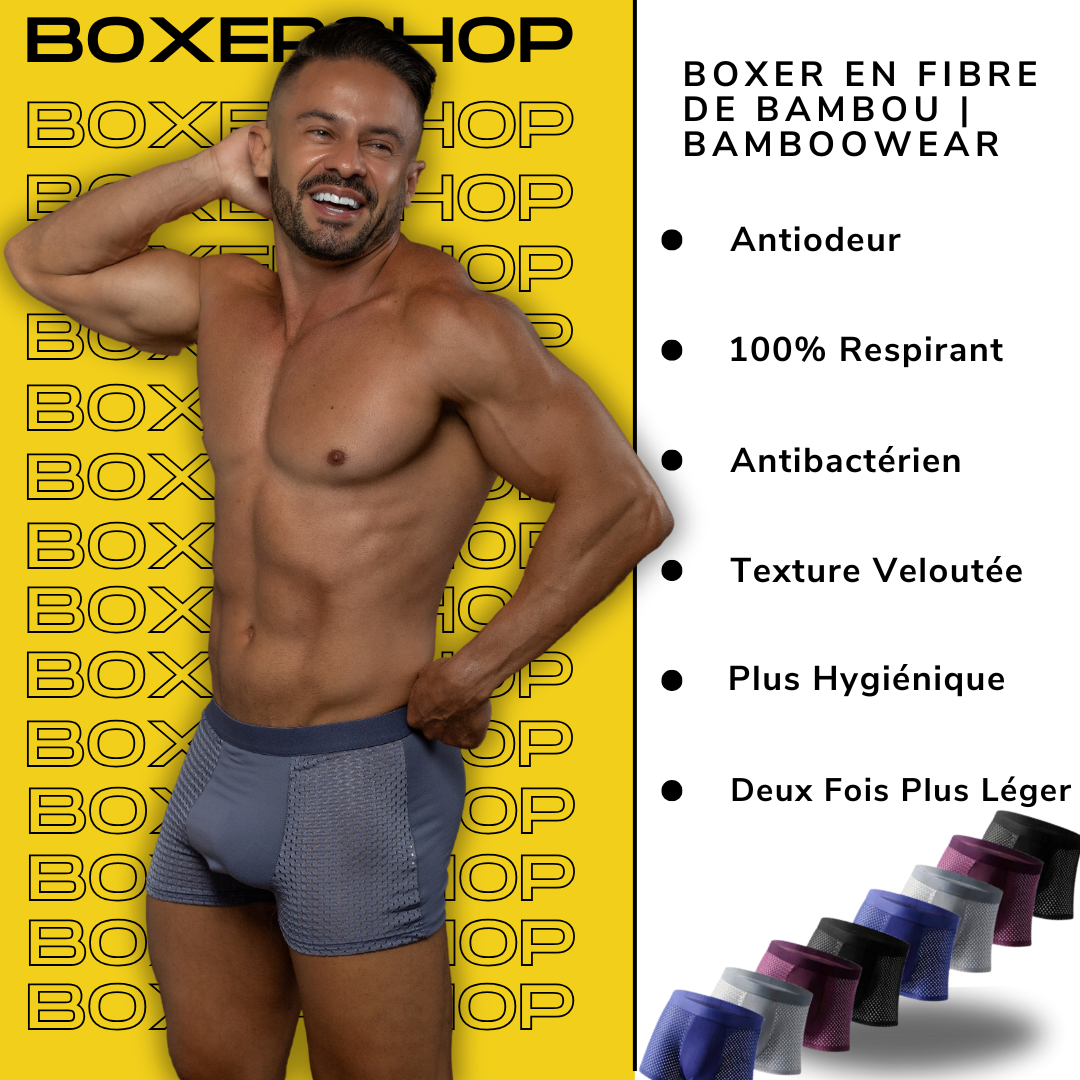 BOXERS EN FIBRE DE BAMBOU | BAMBOOWEAR