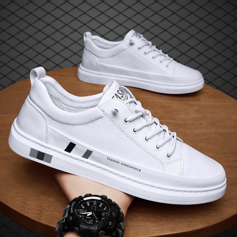 Baskets Homme élégantes en cuir véritable
