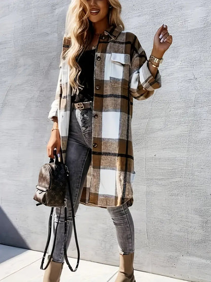 Veste Femme à Carreaux