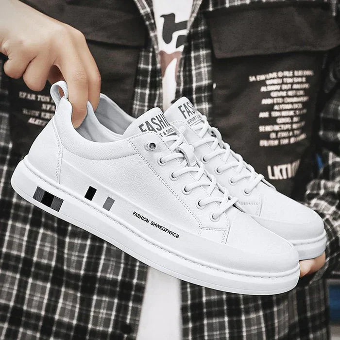 Baskets Homme élégantes en cuir véritable