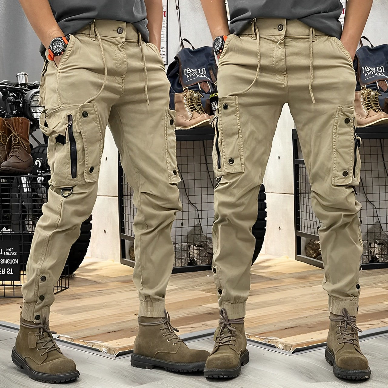 Pantalon Tactique Décontracté +1 Portefeuille Offert