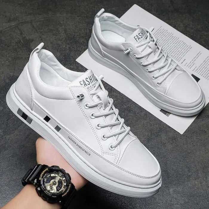 Baskets Homme élégantes en cuir véritable